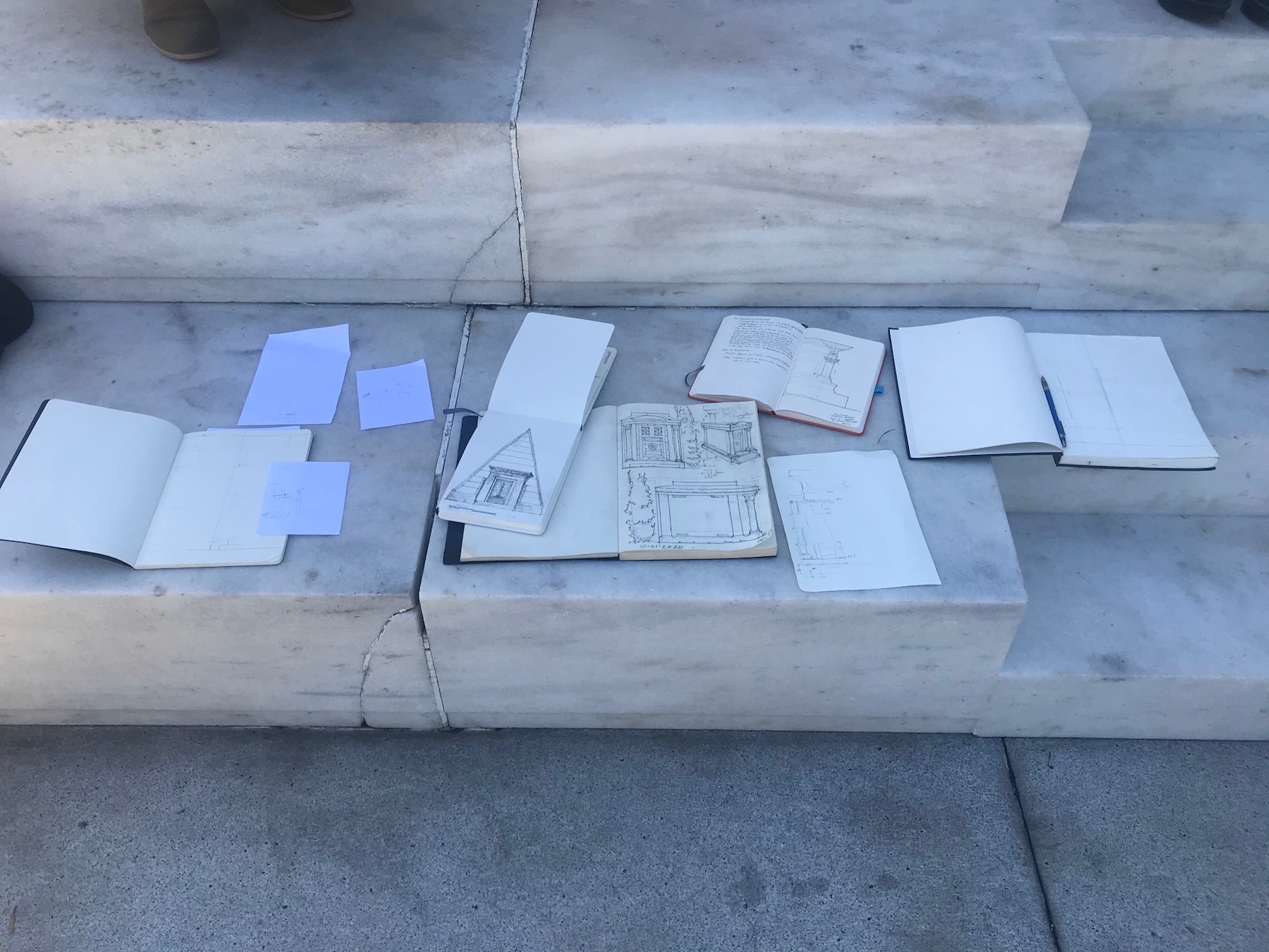 Measured Field Drawing at Hollywood Forever Cemetery