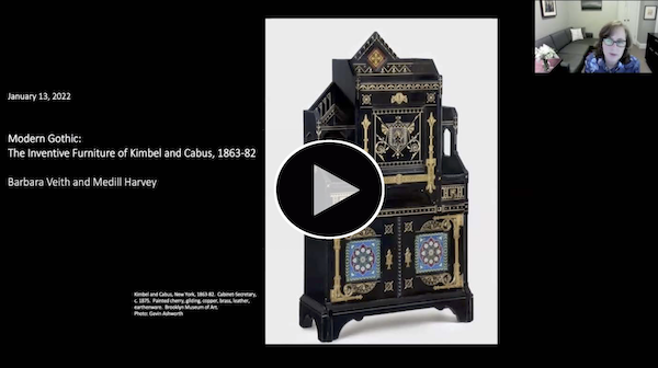 Modern Gothic: The Inventive Furniture of Kimbel and Cabus, 1863-82, presented by Medill Harvey & Barbara Veith